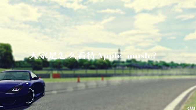 大家是怎么看待Apple music？