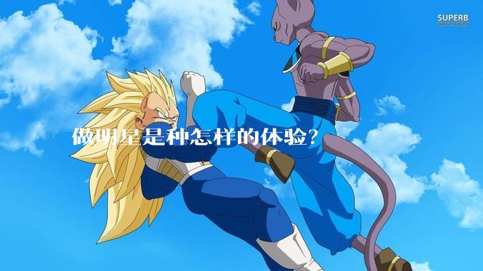 做明星是种怎样的体验？