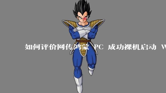 如何评价网传鸿蒙 PC 成功裸机启动 Windows ARM？